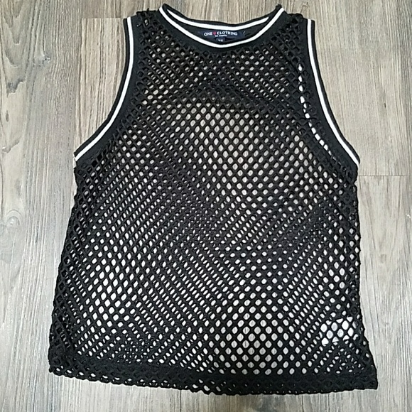 Mesh sleeveless top - Picture 1 of 2